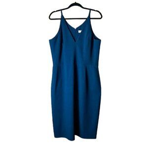 DRESS THE POPULATION Lyla Dress Teal Size XXL